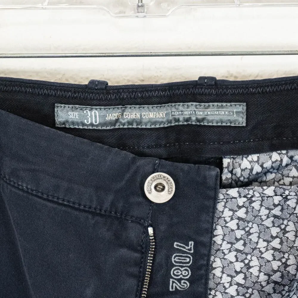 JACOB COHEN Chino Trousers Navy blue style 7082 sz 30